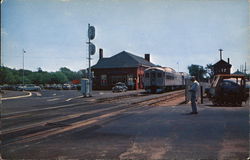 Railroad Depot Postcard