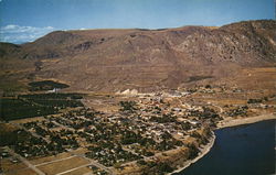 Aerial View of Town Brewster, WA Postcard Postcard Postcard