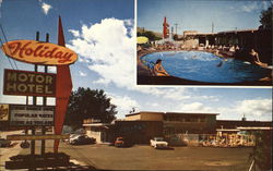 Holiday Motor Hotel Postcard