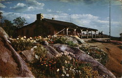 Flower Gardens and Summit Chalet, Mt. Cranmore North Conway, NH Postcard Postcard Postcard