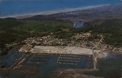 Port of Ilwaco Moorage Basin Washington Postcard Postcard Postcard