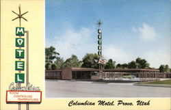 Columbian Motel Provo, UT Postcard Postcard Postcard