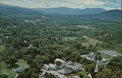 Aerial View of Town Manchester, VT Postcard Postcard Postcard