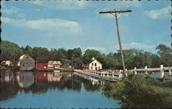 Floating Bridge Brookfield, VT Postcard Postcard Postcard