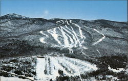 Aerial View of Haystack Mountain Ski Area Postcard