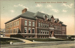 Edward Everett Hale School Massachusetts Postcard Postcard Postcard