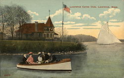 Lawrence Canoe Club Postcard