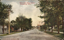 West Side Main Street Postcard