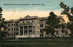 Waukesha Springs Sanitarium Postcard