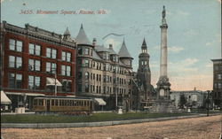 Monument Square Postcard