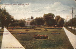 Goodyear Park Portage, WI Postcard Postcard Postcard