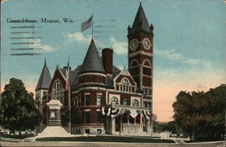 Court House Monroe, WI Postcard Postcard Postcard