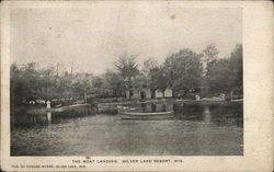 The Boat Landing, Silver Lake Resort Postcard