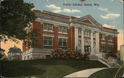 Public Library Beloit, WI Postcard Postcard Postcard