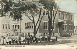 Lincoln School Beaver Dam, WI Postcard Postcard Postcard