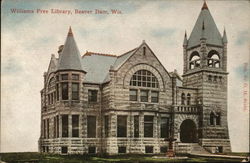 Williams Free Library Postcard