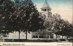 High School Hortonville, WI Postcard Postcard Postcard