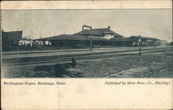 Burlington Depot Postcard