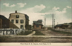 West Shore Rail Road Depots Postcard