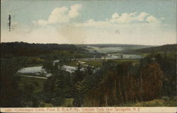 Cattaraugus Creek From B.R. & P. Ry., Cascade Park Postcard