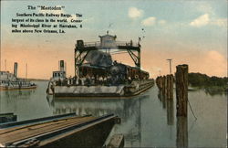 Southern Pacific Railway Barge - The Mastodon Ferries Postcard Postcard Postcard