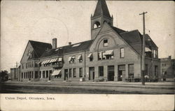 Union Depot Ottumwa, IA Postcard Postcard Postcard