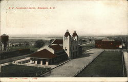 N.P. Passenger Depot Bismarck, ND Postcard Postcard Postcard