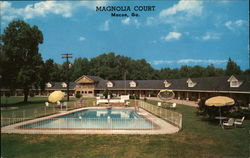 Magnolia Court and Grill Postcard