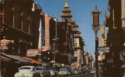 Chinatown - Grant Avenue Postcard