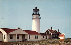 Highland Light Lighthouse Truro, MA Postcard Postcard Postcard