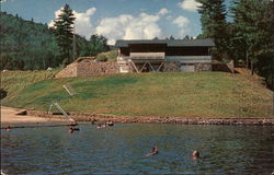 Unicoi State Park - Pavilion and Bathhouse Postcard