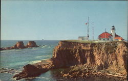 Scenic Cape Argo Light Coos Bay, OR Postcard Postcard Postcard