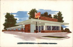 Crossroads Motel Statesboro, GA Postcard Postcard Postcard