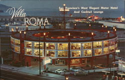 Villa Roma Motor Hotel San Francisco, CA Postcard Postcard Postcard