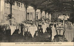 Hotel et Casino San Stefano Restaurant Postcard