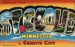 Greetings from St. Cloud Postcard