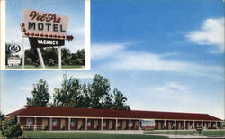 Vel-Fre Motel Postcard