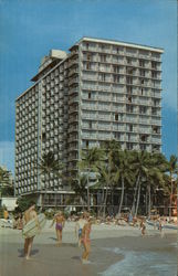 Outrigger Hotel, Waikiki Postcard