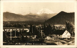 Mt. Rainier from Town Enumclaw, WA Postcard Postcard Postcard