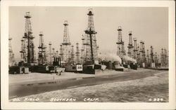 Oil Field, Southern Calif.  Playa del Rey Venice, CA Postcard Postcard Postcard