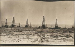 Oil Fields Oil Wells Postcard Postcard Postcard