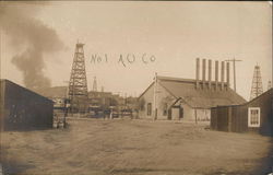 No. 1 AO. Co Oil Wells Postcard Postcard Postcard