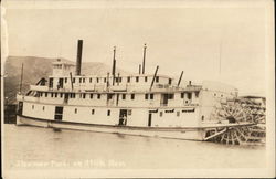 Steamer Tuchi on Atlin Run Steamers Postcard Postcard Postcard