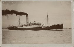 SS Whitby Abbey Steamers Postcard Postcard Postcard