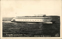 Black Ball Motor Ferry "Kalakala" Postcard