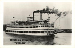 Excursion Steamer "Avalon" Steamers Postcard Postcard Postcard