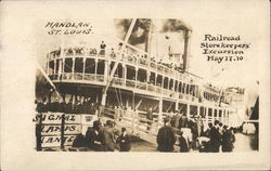 Railroad Storekeepers' Excursion, May 17, '10 St. Louis, MO Postcard Postcard Postcard