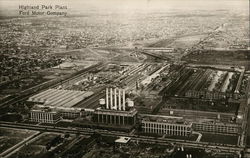 Highland Park Plant, Ford Motor Company Michigan Postcard Postcard Postcard