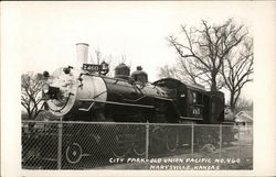 City Park-Old Union Pacific Marysville, KS Postcard Postcard Postcard