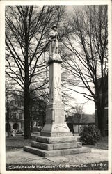 Confederate Monument Postcard